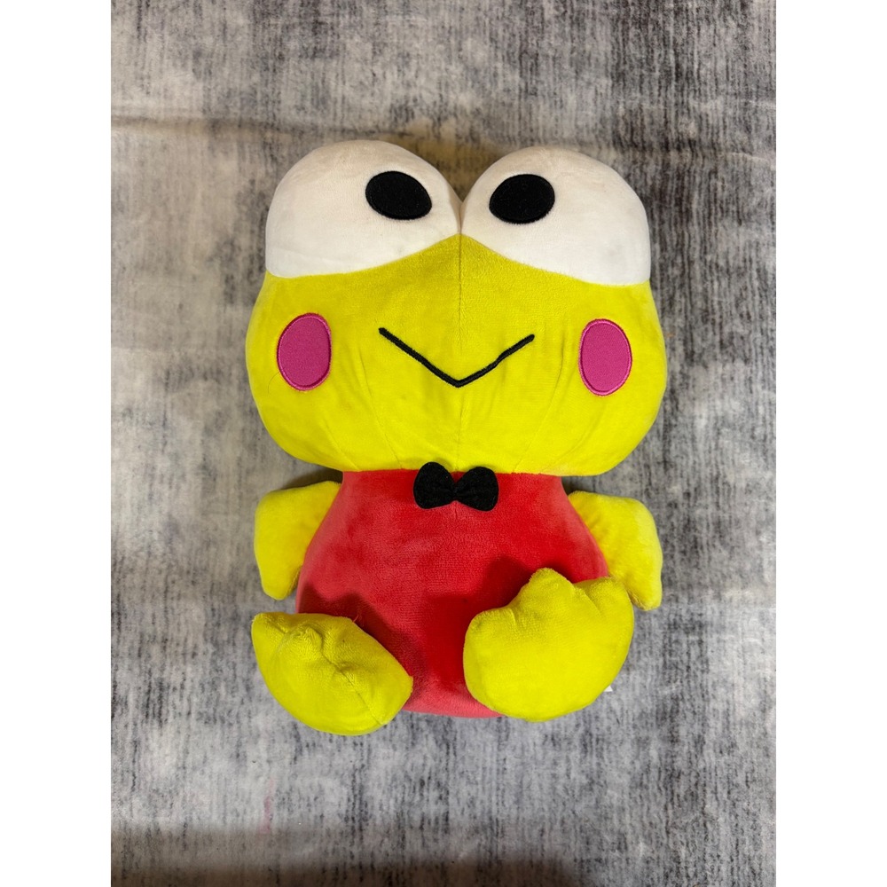 Sanrio Keroppi Plush Universal Studios Green Frog Red Outfit 12" 2023 SIL-34672